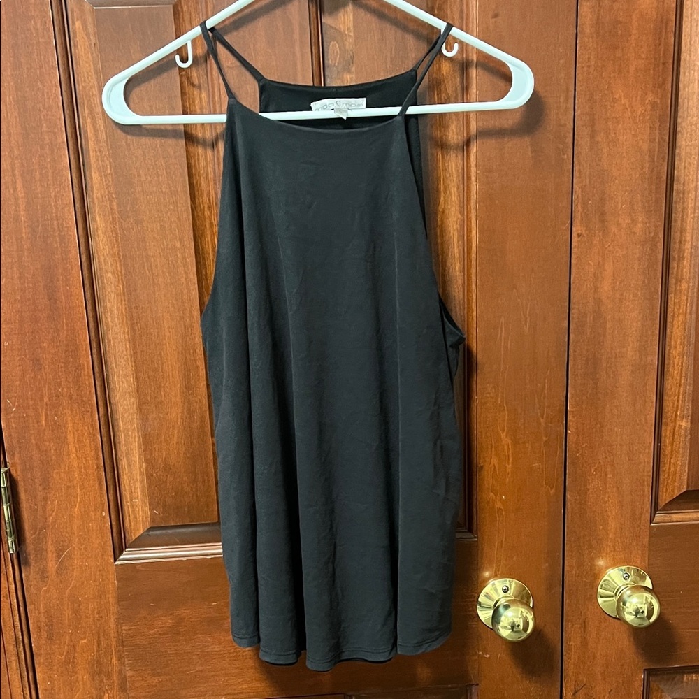 Moa Moa Elegant Black, Velour Women's Top